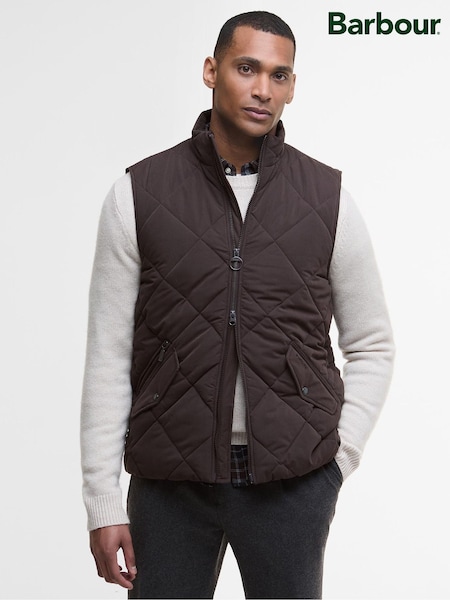 Barbour® Brown City Chelsea Quilted Gilet (W26613) | €190