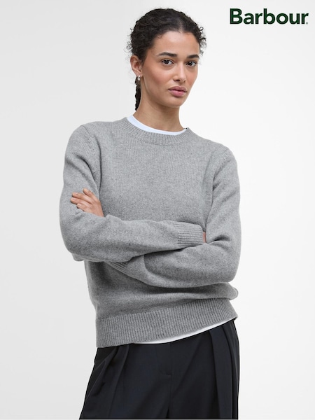 Barbour® Grey Woodhouse Knitted Jumper (W26663) | €178