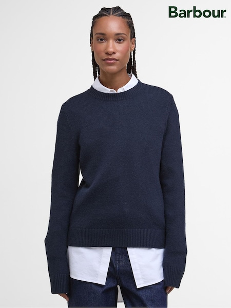 Barbour® Blue Woodhouse Knitted Jumper (W26673) | €178