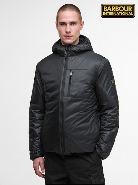 Barbour®  International Black Quilted Jacket (W26690) | 1,133 QAR