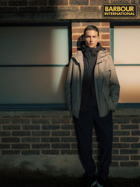 Barbour® International Brown Waterproof Jacket (W26704) | 1,331 QAR