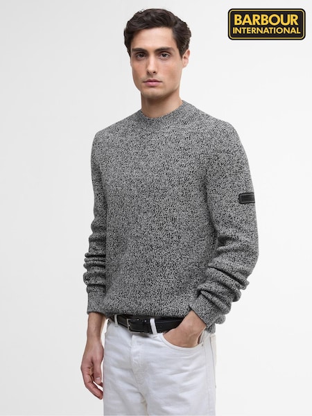 Barbour® International Grey Declan Yarn Twist (W26712) | €152