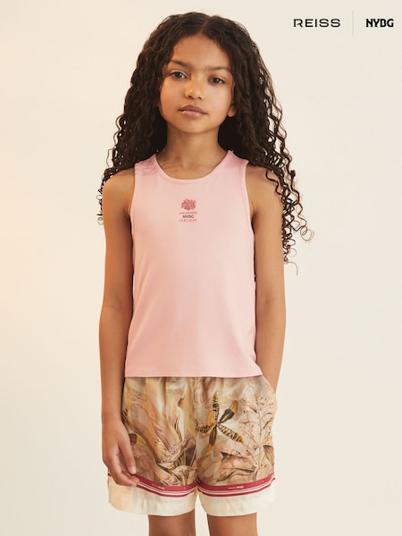 Reiss Pink Teigen 4-9 yrs Reiss | NYBG Floral Emblem Vest (W26728) | €25