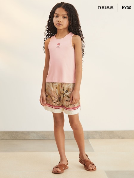 Reiss Pink Teigen 9-13 yrs Reiss | NYBG Floral Emblem Vest (W26729) | €30
