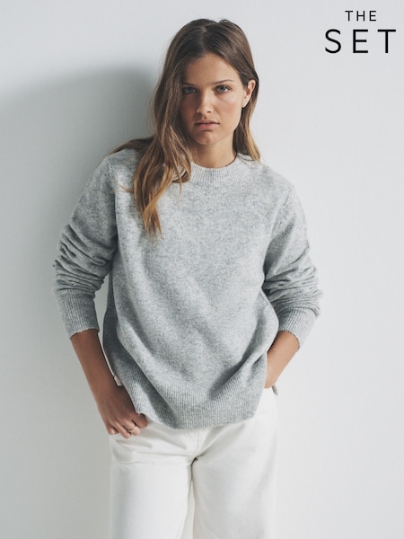 The Set 2 Pack Crew Neck Knitted Jumper With Wool (W27049) | 42 €