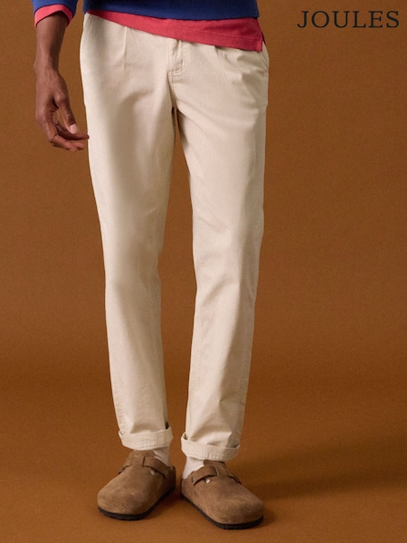 رملي - Joules Norfolk Garment Dyed Relaxed Fit Chino (W27102) | ‏31 ر.ع.‏