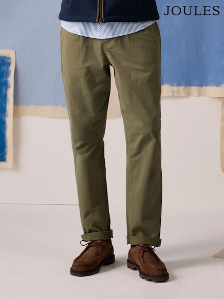 كاكي أخضر - Joules Norfolk Garment Dyed Relaxed Fit Chino (W27112) | ‏31 ر.ع.‏