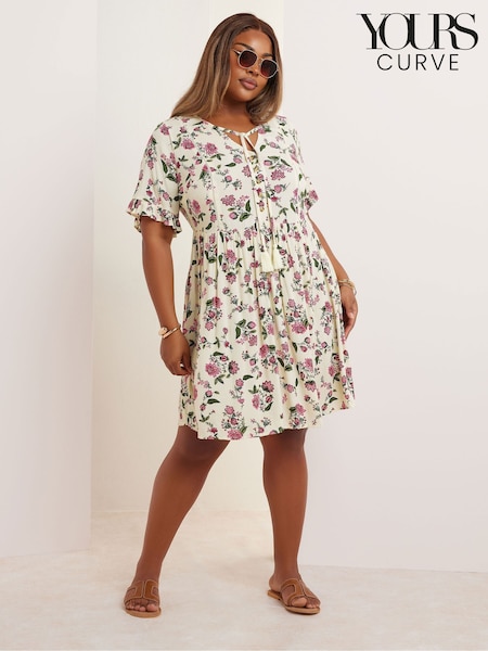 Přírodní - Šaty Yours Curve Desert (W27134) | 1 350 Kč