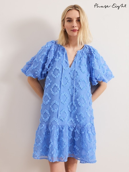Phase Eight Blue Bella Mini Dress (W27226) | €168