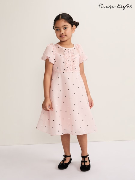 Phase Eight Pink Bebe Heart Dress (W27237) | ₪377