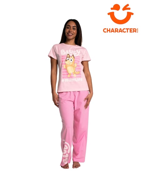 Character Bluey Chili Short Sleeve 100% Cotton Pyjamas Set (W27328) | ‏161 ر.ق.