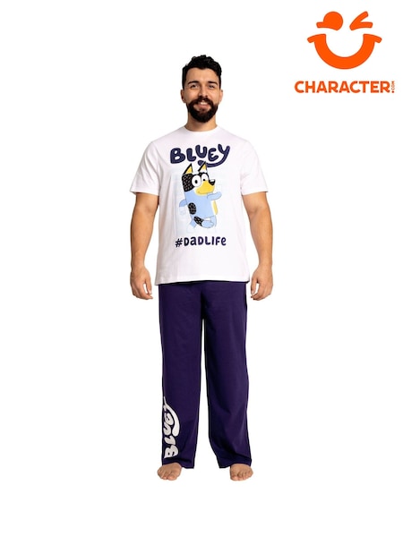 Character Blue Bluey Bandit Short Sleeve 100% Cotton Pyjamas Set (W27338) | Rp 1,012,000