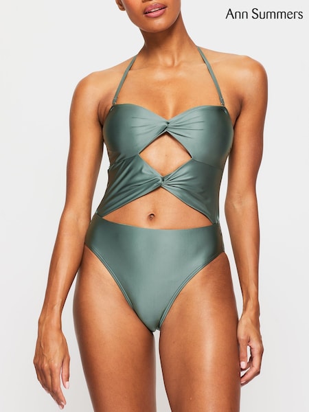 KBX Metallic Swim Solid Collections Swimsuit (W27579) | €54