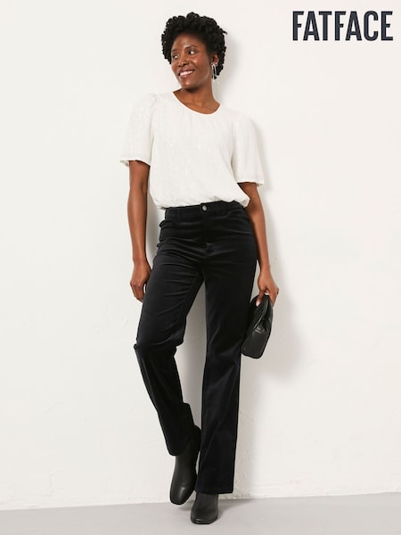 FatFace Rene White Metallic Blouse (W27678) | €66