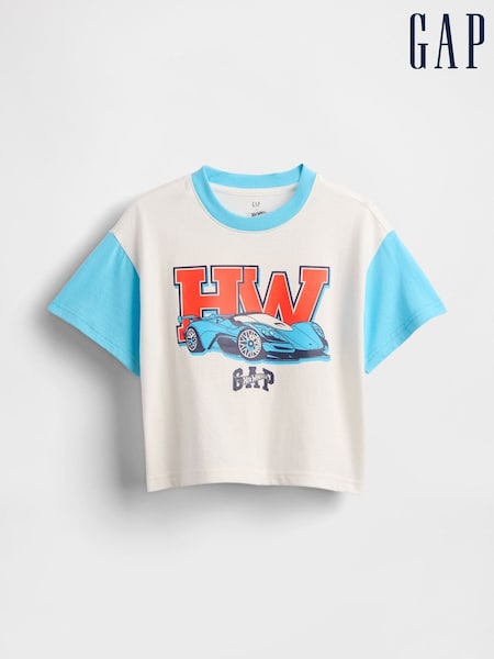 Gap Oversized Hot Wheels Graphic T-Shirt (6mths-5yrs) (W27860) | 20 €