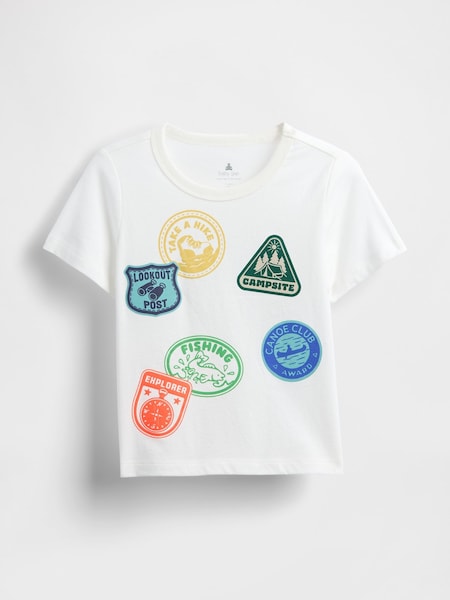 Gap White Mix and Match Graphic T-Shirt (6mths-5yrs) (W27869) | €13