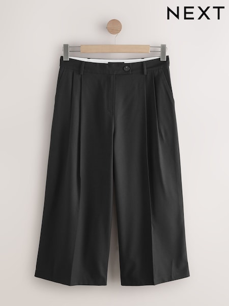 Black Tailored Culottes (W27923) | AED168
