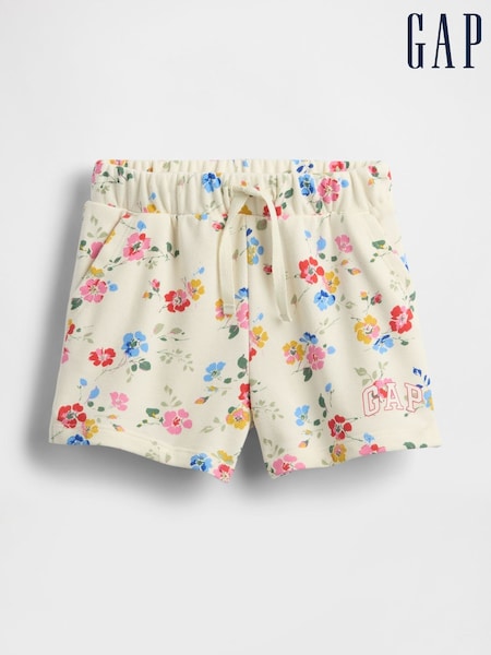 Cream Blumenmuster - Gap Logo Pull On Shorts (6mths-5yrs) (W27941) | 19 €