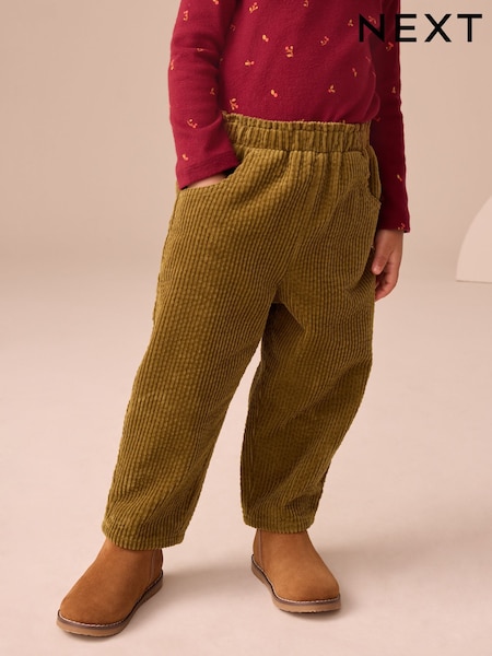 Olive Green Cord Trousers (3mths-7yrs) (W28141) | €17 - €20