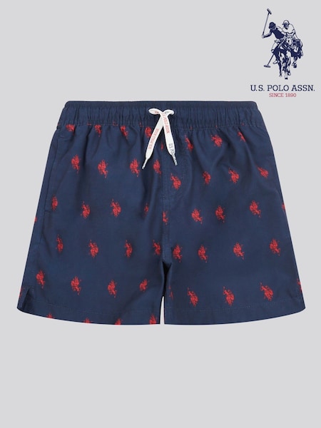 U.S. Polo Assn. Boys Double Horsemen Repeat Swim Shorts (W28190) | €26 - €32