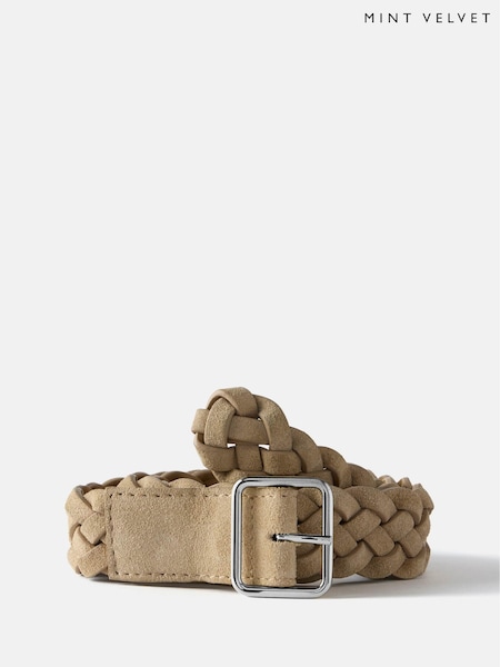 Mint Velvet Natural Suede Woven Belt (W28204) | 3,545 UAH