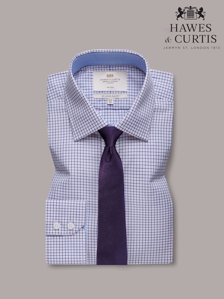 Hawes & Curtis Pink 100% Cotton Multi Check Slim Shirt (W28214) | R$ 680