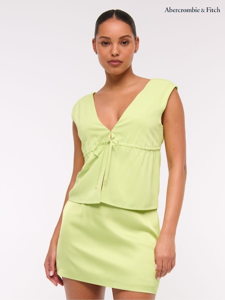 Abercrombie & Fitch Plunge Tie Front Sleeveless Top (W28262) | 3,124 UAH