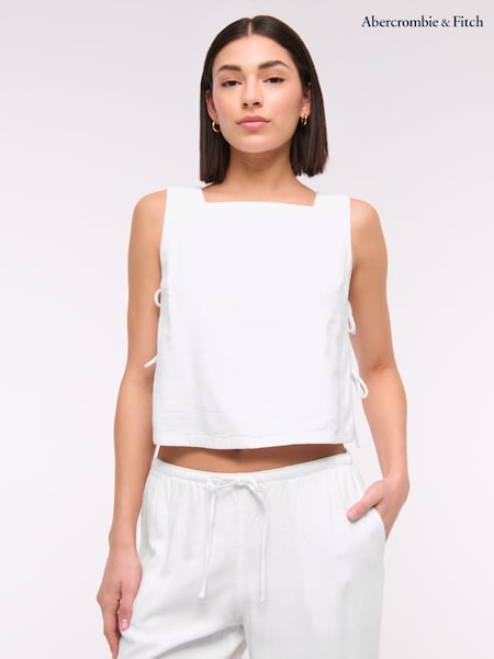 Abercrombie & Fitch Shell Top With Tie Side Detail (W28271) | ₪176