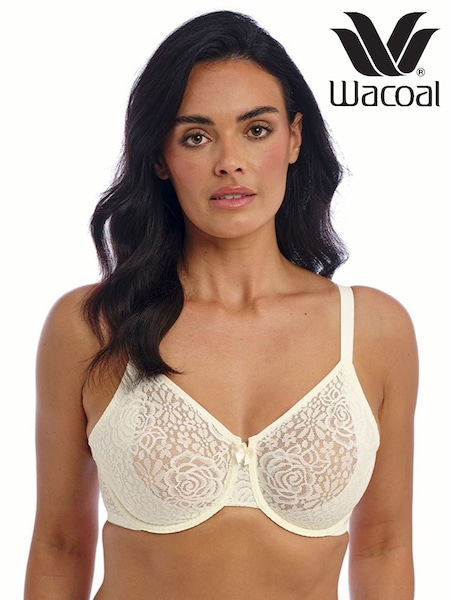 Ivory - Wacoal Halo Lace Underwire Bra