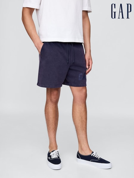 Темно-синий - Gap VintageSoft Logo Sweat Shorts (W28331) | €53