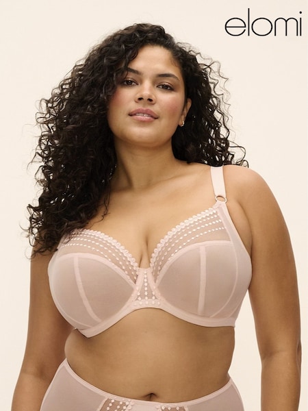 Pink - Elomi Matilda Wired Plunge Bra