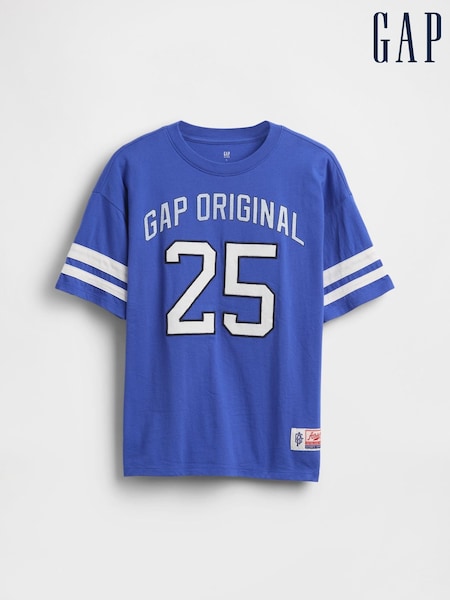 Gap Blue Logo Jersey Short Sleeve T-Shirt (4-13yrs) (W28358) | €26