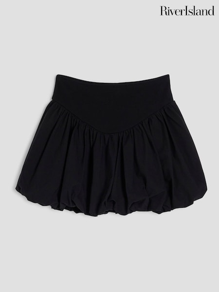 River Island Black Girls Poplin Bubble Skirt (W28435) | €26
