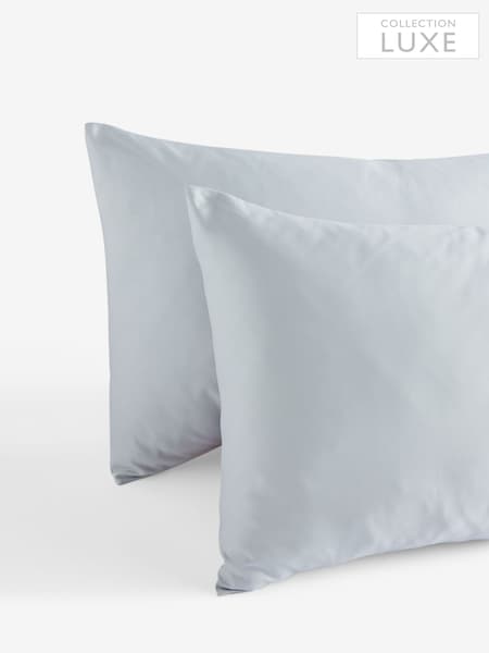 Set of 2 Silver Collection Luxe 1000 Thread Count Sateen Pillowcases (W28472) | 4,290 ISK - 5,515 ISK