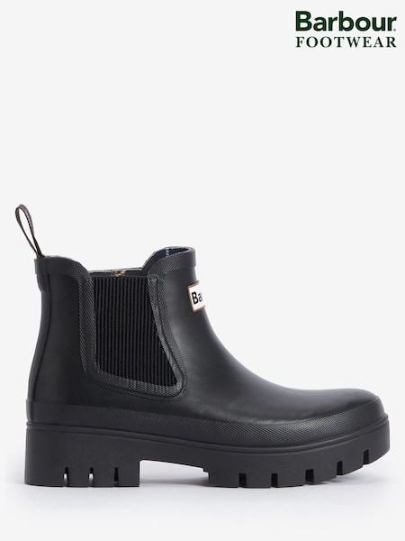 Barbour® Black Halton Chelsea Wellington Boots (W28484) | €89