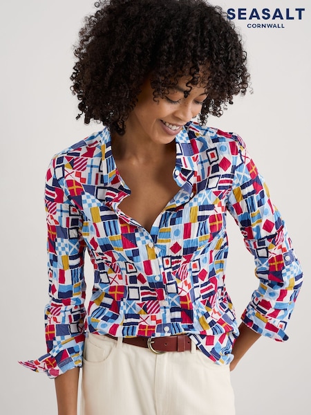 Multicolor - Seasalt Cornwall Larissa 100% Cotton Shirt (W28547) | 75 €