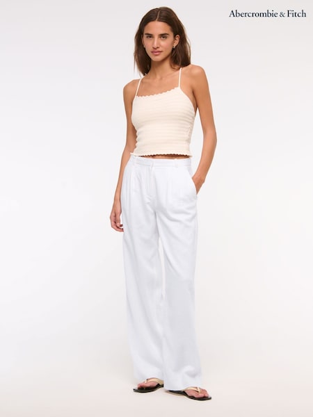 Abercrombie & Fitch Low Rise Linen Trousers (W28596) | 3,905 UAH