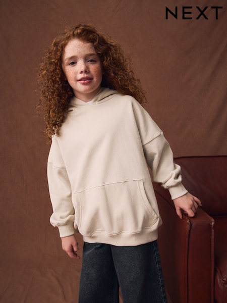 Cream Hoodie (3-16yrs) (W28732) | 69 QAR - 94 QAR