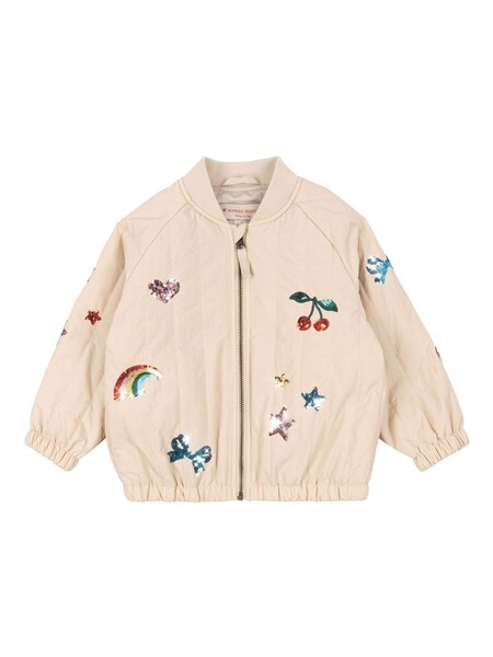 Konges Sløjd Cream Juno Sequin Bomber Jacket (W28933) | €100