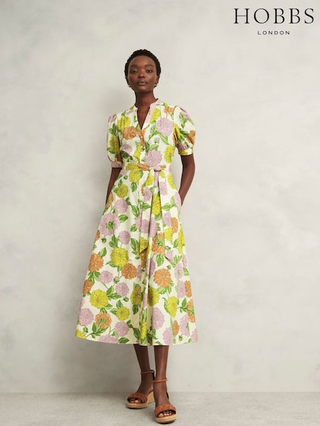 Hobbs Green Elina Dress (W29004) | €239