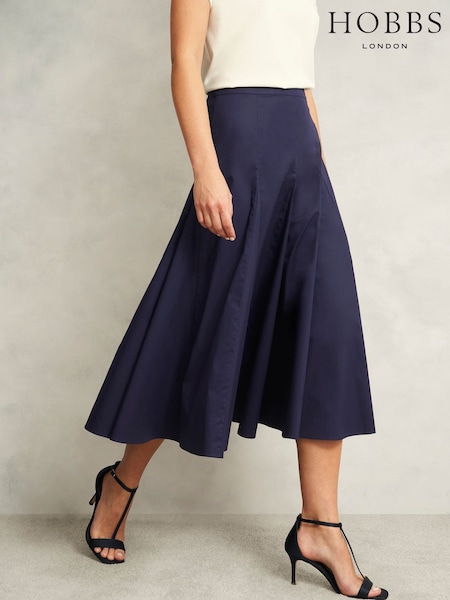 Hobbs Blue Silvia Skirt (W29011) | ₪498