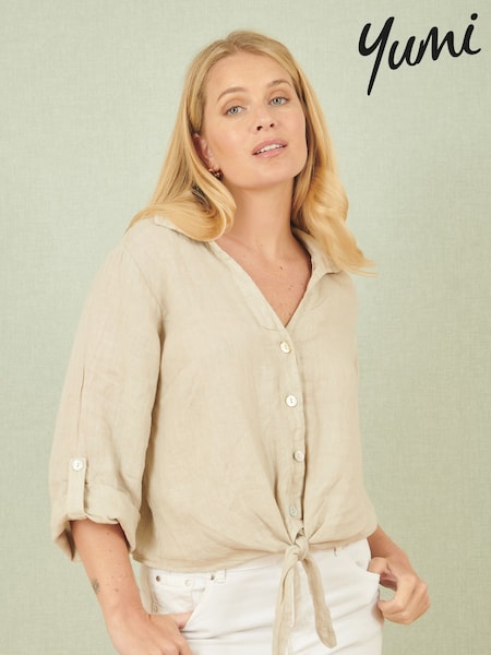 Yumi Italian 100% Linen Shirt (W29065) | €71