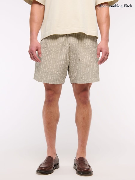 Abercrombie & Fitch 100% Cotton Pull-on Stripe Shorts (W29299) | €69