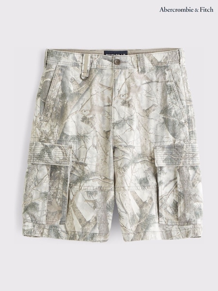 Verde - Abercrombie & Fitch 100% Cotton Baggy Cargo Shorts (W29313) | 74 €