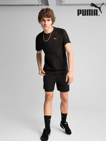 Puma Black Mens Pumatech Relaxed 6" Shorts (W29352) | €46