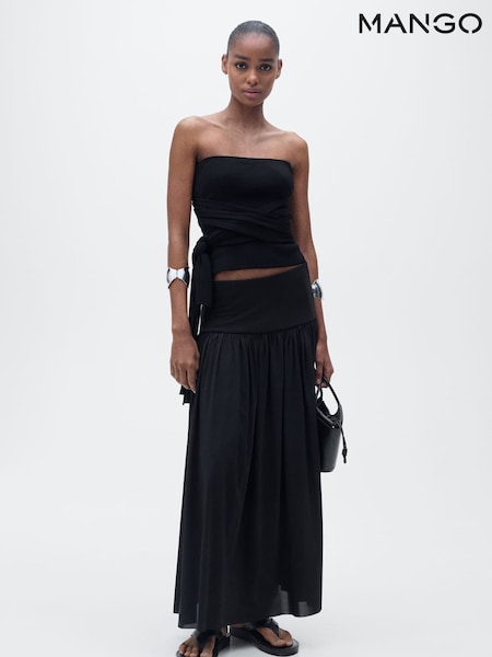Mango Black Adin Skirt (W29371) | €45