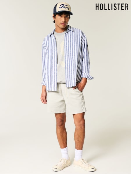 Hollister Grey Pull On Shorts (W29507) | €40