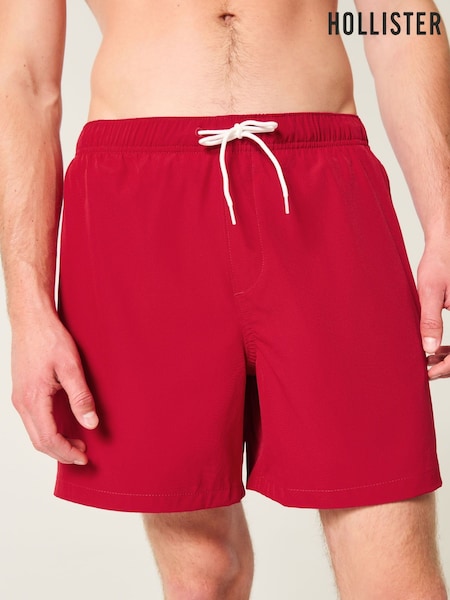Hollister Red Swim Shorts (W29534) | €40