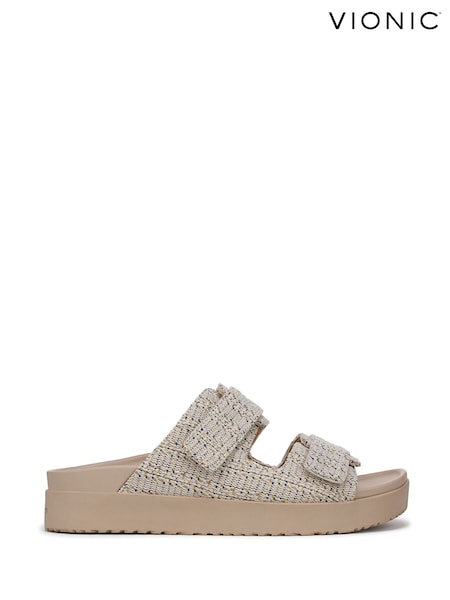 Vionic Regular Fit Riviera Black Sliders (W29616) | €214