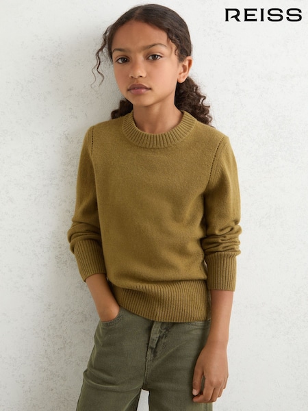 Reiss Khaki Green Anya Jumper (W29759) | €55